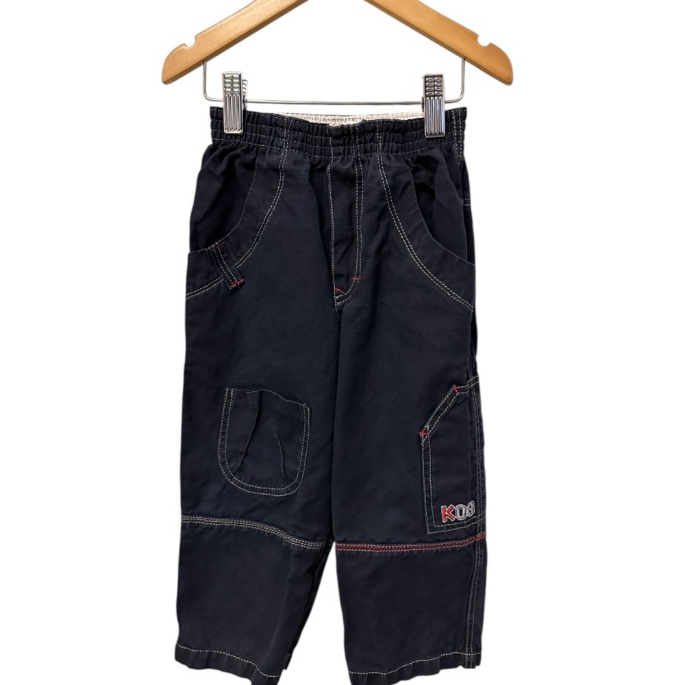Kenzo Kids Naby Blue Relaxed Fit Casual Pants Size 3T